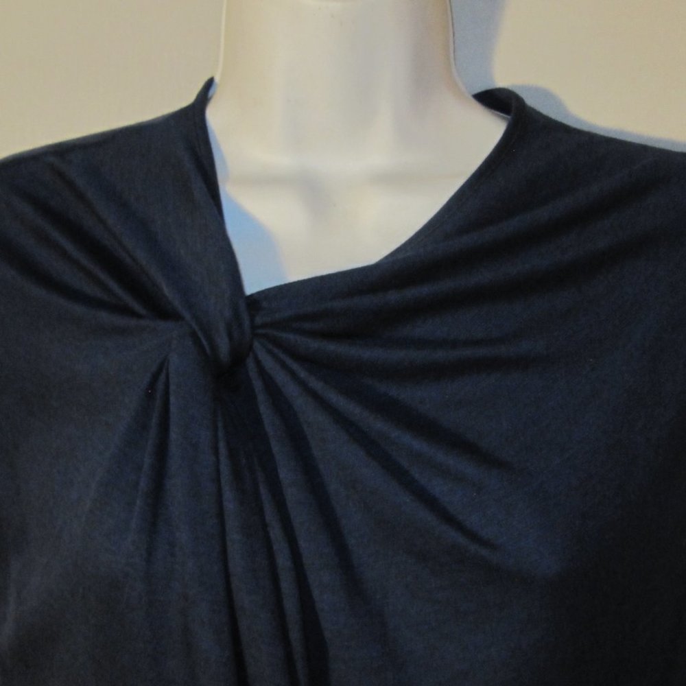 Helmut Lang Asymmetric Knotted Silk Blend Top S - Picture 2 of 5